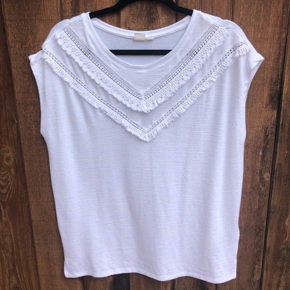 GAP Tops - 2 for $15 | Gap | white tassel shirt